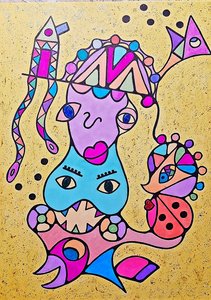 Quasimodo sob o efeito de speed de Steffi_Seiler_Art