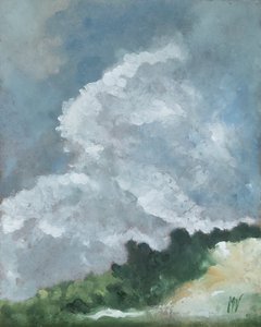 Wolken darüber
