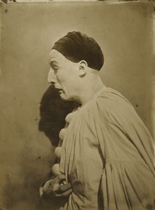 Pierrot in Pain, 1854 (impressão de papel salgado) de Nadar
