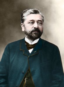 Retrato de Gustav Eiffel (1823-1923) engenheiro francês.
