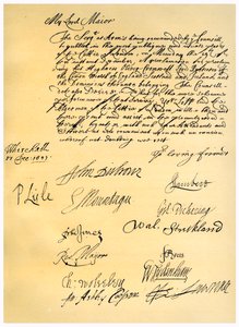 Carta ao Lord Mayor de Londres, 17 de dezembro de 1653. de 2nd Earl of Manchester Edward Montagu
