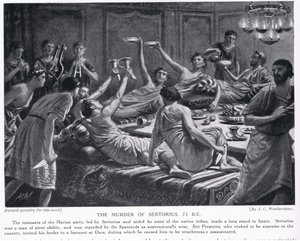 O assassinato de Sertório 72BC de A.C. Weatherstone