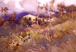 Tenerife (aguarela sobre papel) de A.J. Patterson