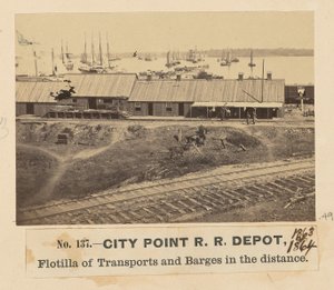 Depósito ferroviário de City Point de A.J. Russell