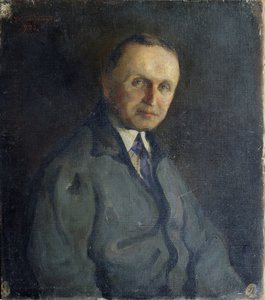 Retrato do pianista Konstantin Igumnov 1873-1948, 1930 de A.K. Elsner
