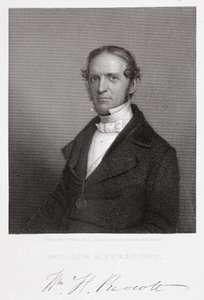 William Hickling Prescott, gravado por Thomas B. Welch (1814-74) depois de um daguerreótipo de A.S. and Hawes, J. Southworth