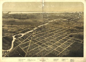 Monroe, Monroe Co., Michigan 1866. LOC 73693438