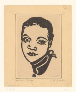 Retrato de Josephine Baker de A. Ducand