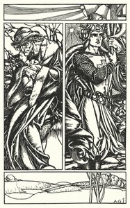 Ilustração para In Memoriam de Tennyson (gravura)