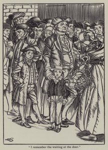 Ilustração de The Essays of Elia de Charles Lamb (litho)