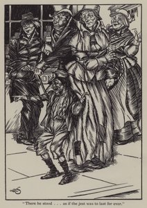 Ilustração de The Essays of Elia de Charles Lamb (litho)