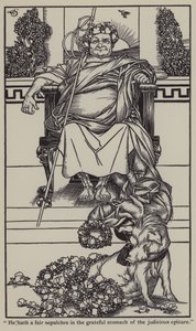 Ilustração de The Essays of Elia de Charles Lamb (litho)