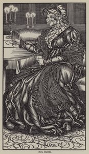 Ilustração de The Essays of Elia de Charles Lamb (litho)