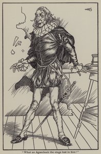 Ilustração de The Essays of Elia de Charles Lamb (litho)
