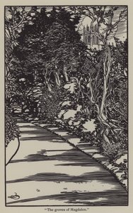 Ilustração de The Essays of Elia de Charles Lamb (litho)