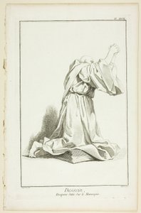 Desenho: Drapery Arranged On a Model, de Encyclopédie