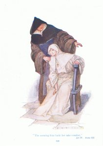 O frade que a fez sentir-se confortável (Measure for Measure), de Tales from Shakespeare pub. por Ward Lock & Co Ltd