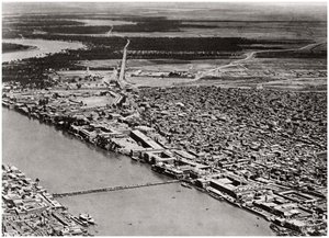 Bagdá de um avião, Iraque, 1925 de A. Kerim