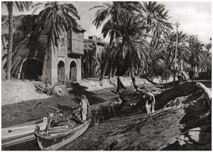 Serai Creek, Basra, Iraque, 1925 de A. Kerim