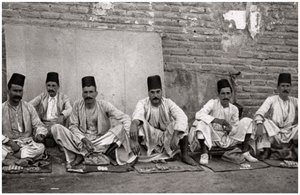 Cambistas turcos, Bagdá, Iraque, 1925 de A. Kerim