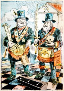 "The Two Soothsayers", c. 1899 (cor litho)