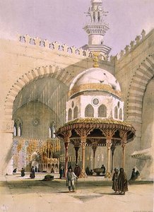 A Mesquita do Sultão Hassan, Cairo, pub. 1846 (litho)