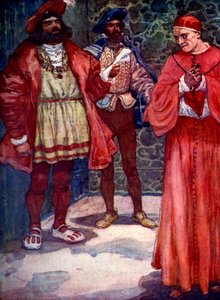 Henry enviou Wolsey para longe da corte, c1529, 1905.
