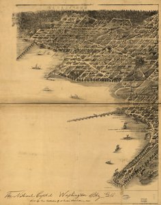 A capital nacional, Washington City, D.C. de A. Sachse and Co.