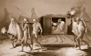 Pós-crise ao estilo indiano no Punjab entre Loudiana e Amritsar, 1859.
