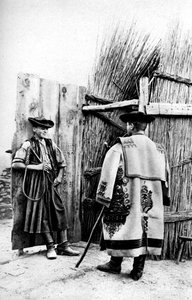Um rei vaqueiro e sua morada, Hungria, 1922.