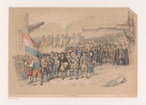 Procissão histórica por ocasião do V.O.C. de A. van Groeneveldt
