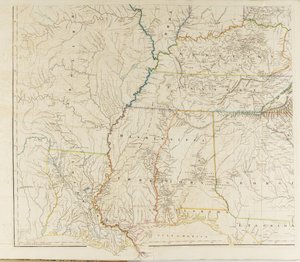 Um mapa dos Estados Unidos da América do Norte de Aaron Arrowsmith