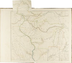 Um mapa dos Estados Unidos da América do Norte