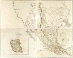 Um novo mapa do México e das províncias adjacentes
