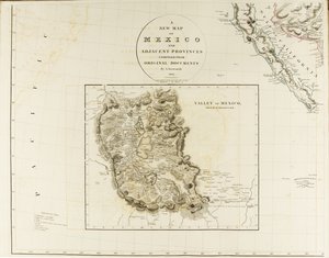 Um novo mapa do México e das províncias adjacentes de Aaron Arrowsmith