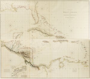Carta das Índias Ocidentais e dos domínios espanhóis na América do Norte
