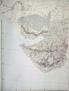 Mapa da Índia Ocidental, 1816