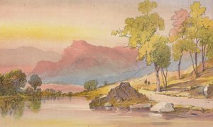Um esporão de Ben Lomond (cromolitografia) de Aaron Edwin Penley