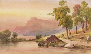 Um esporão de Ben Lomond (cromolitografia)