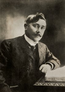 Retrato do escritor belga Maurice Maeterlink (foto) de Aaron Gerschel