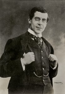 Retrato do artista francês Georges Berr (1867) de Aaron Gerschel