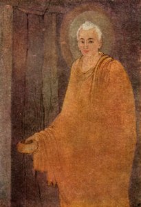 Buda como Mendicante (lito colorido)