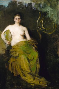 Figura meio drapeada de Abbott Handerson Thayer