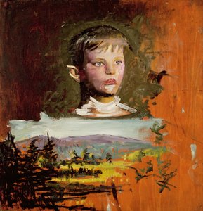 Cabeça de um menino, 1919 de Abbott Handerson Thayer