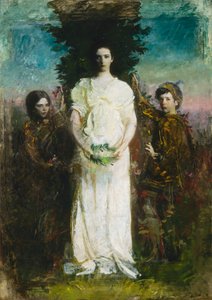 Os meus filhos (Mary, Gerald e Gladys Thayer) de Abbott Handerson Thayer