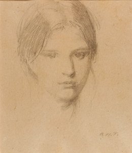 Retrato da filha do artista, Maria de Abbott Handerson Thayer