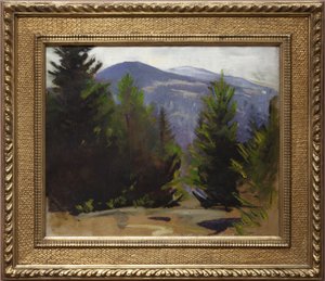 Esboço da Montanha Monadnock, 1897 de Abbott Handerson Thayer