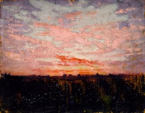 Sunrise or Sunset, estudo para o livro Concealing Coloration in the Animal Kingdom de Abbott Handerson Thayer