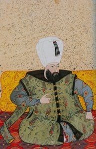 Ahmed I 1590-1617, Sultão do Império Otomano, ca 1705 de Abdulcelil Levni