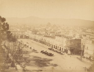 Vistas do México. México, Mercaderes Portal.